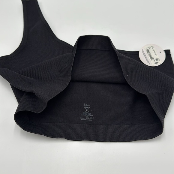 NWT Flirtitude Bralette Black Seamless One Shoulder Size XL - Picture 5 of 7